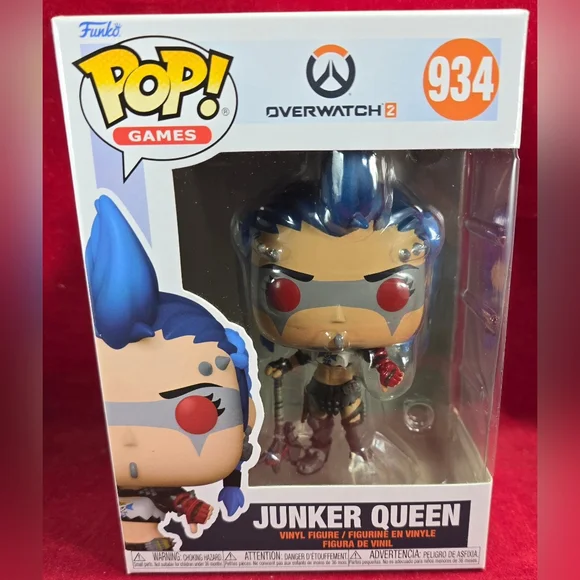 Funko Pop! Overwatch 2 - Junker Queen #934 (Nib) With Pop Protector - Picture 2 of 7